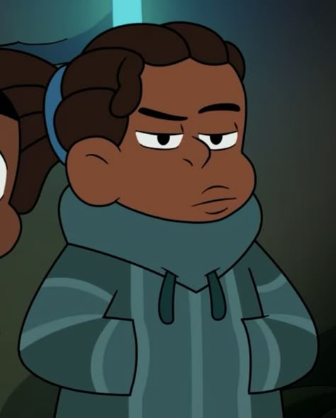 Omar Craig Of The Creek, Creek Pfp, Creek Pictures, Melanie Martinez Icons, Green Poncho, Craig Of The Creek, Black Anime Guy, Creek Art, Film Icon