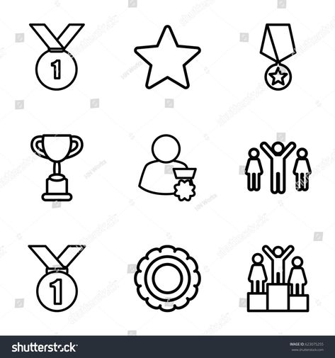 Victory icons set. set of 9 victory outline icons such as star, trophy, ranking, group of people and man celebra #Ad , #sponsored, #outline#star#trophy#victory Trophy Outline, Star Trophy, Website Template Design, Group Of People, Website Templates, Icon Set, Website Template, Victorious, Template Design