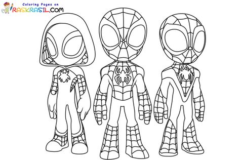 Spiderman Coloring Pages, Spider Coloring Page, Superhero Coloring Pages, Spiderman Coloring, Zestaw Ikon, Superhero Coloring, Boy Coloring, Adults Coloring, Cartoon Coloring