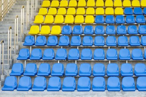 Stadium Seating, Stadium Seat, Stadium Seats, Soccer, Golf, Tattoos, Yellow, Blue, Quick Saves