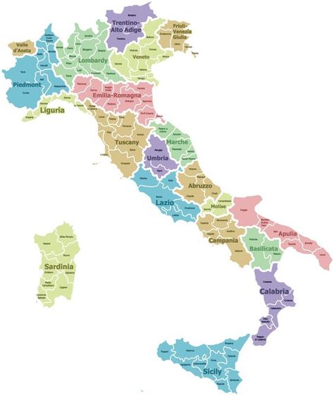 Map Of Italy Cities, Map Of Italy Regions, Italy Regions, Map Of Italy, Red Blend Wine, Wine Folly, Imaginary Maps, Casablanca Morocco, Wine Education