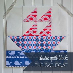 Boat Quilt, Nautical Quilt, Classic Quilts, Baby Quilt Patterns, Cute Quilts, Quilt Block Tutorial, Quilt Block Pattern, Boy Quilts, Quilt Block Patterns