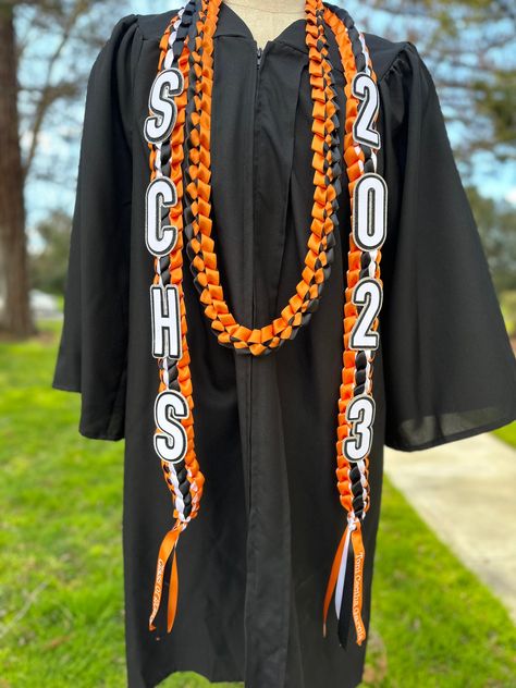 School Acronyms, Grad Leis, Blaze And The Monster Machines Party, Beaded Ribbon, Graduation Money, College Graduates, Graduation Leis, Daniel Tiger, Color Plain