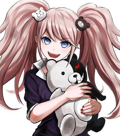 Danganronpa Junko, Danganronpa Monokuma, Junko Enoshima, Danganronpa 1, Danganronpa 3, Danganronpa Characters, Anime Love Couple, City Aesthetic, Anime Outfits