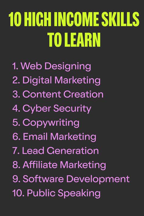 🌟 Unlock Your Potential: Top 10 High-Income Skills for 2023 🌟 Are you ready to supercharge your career and boost your earning potential? 💼💸 It's time to embrace the future and acquire the in-demand skills that will set you apart in 2023. 🔗 Pin it now, plan your success, and tag your friends who are ready to level up their careers! Let's conquer the future together! 🌟💼💡 #HighIncomeSkills #CareerBoost #FutureSkills #LearnAndEarn #UnlockYourPotential High Income Skills 2023, High Demand Skills In Future, High Demand Skills In 2023, High Income Skills To Learn In 2023, Skills To Learn In 2023, High Demand Skills, High Income Skills To Learn, Future Skills, Trading Learning