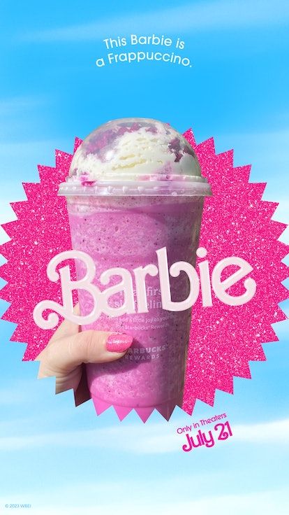 Barbie Frappuccino Starbucks, Barbie Drink Recipe, Barbie Frappuccino, Order At Starbucks, Heathy Smoothies, Frappuccino Starbucks, Secret Starbucks Drinks, Free Barbie, Easy Coffee Recipes