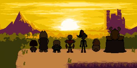 The End Toby Fox, Undertale Fanart, Love Pictures, Visual Communication, Funny Games, Wall Collage, Video Game, Pixel Art, Beautiful Pictures