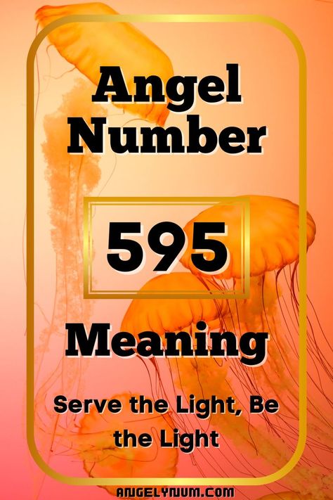 The Angel Number 595 is an angelic message that implies the meaning of benevolence. Angel Number Meanings, Be The Light, Number Meanings, Angel Number, The 5th Of November, Angel Numbers, The Angel, The Meaning, The Light