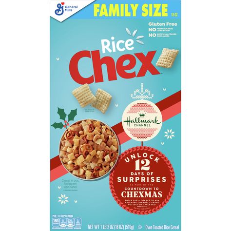 Rice Chex Gluten Free Breakfast Cereal, Homemade Chex Mix Ingredient, Family Size, 18 OZ - Walmart.com Chex Mix Ingredients, Chex Mix Original, Chex Mix Recipes Original, Rice Breakfast, Original Chex, Homemade Chex Mix, Wheat Chex, Corn Chex, Recipes Rice