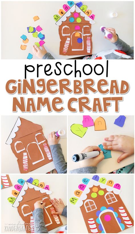 Gingerbread Man Preschool, Gingerbread Man Activities, Gingerbread Activities, Preschool Christmas Activities, Christmas Units, December Crafts, Gingerbread Crafts, K Crafts, Preschool Christmas Crafts