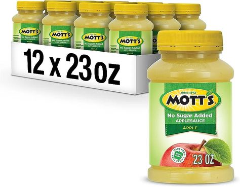 Nutrition summary 1.0 servings per container | 1/2 cup (123g) 50 0mg 1g 12g 0g Calories Sodium Dietary Fiber Sugars Protein No Sugar Added Applesauce, Baking Alternatives, Motts Applesauce, Sauce Brand, Unsweetened Applesauce, No Sugar, Delicious Fruit, Apple Juice, Fruit Flavored