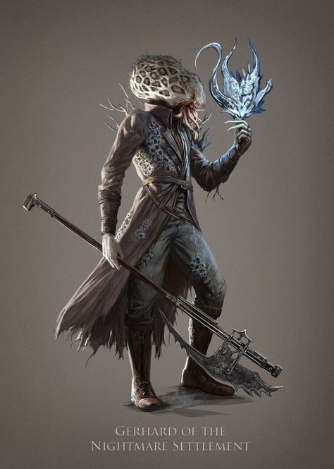 ArtStation - Bloodborne 2 Art Competition, Carl Hassler Bloodborne Characters, Dark Souls Concept Art, Sunless Sea, Bloodborne Art, Weird Fiction, Cthulhu Mythos, Fantasy City, Art Competitions, Dnd Art