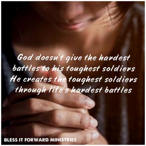 God Puts His Strongest Soldiers Through The Toughest Battles, God Puts His Strongest Soldiers, God Gives His Toughest Battles, Christian Board, Bible Prayers, In Arabic, Verse Quotes, Encouragement Quotes, Bible Journaling