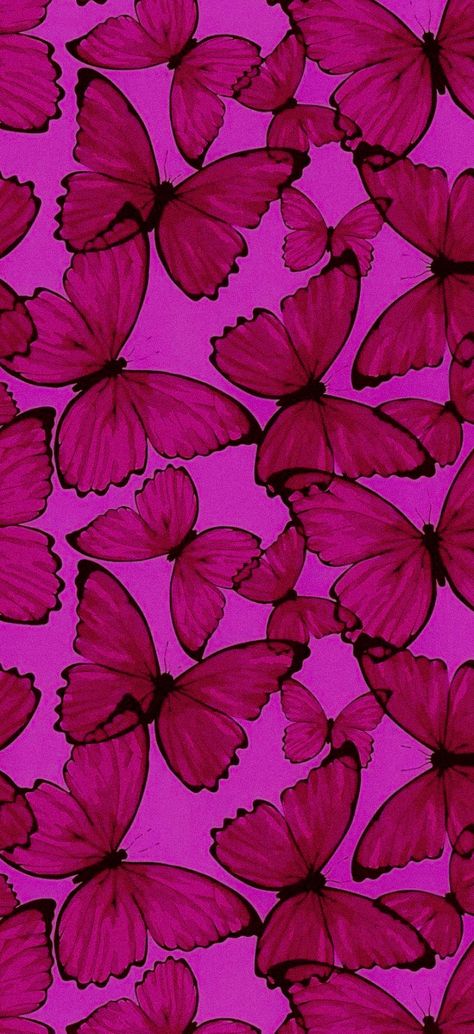 Girly Backgrounds, Butterfly Wallpapers, Pink Wallpapers, Ios Ideas, Butterfly Wallpaper Backgrounds, Computer Wallpaper Desktop Wallpapers, Pink Pineapple, Printed Backgrounds, Iphone Wallpaper Girly