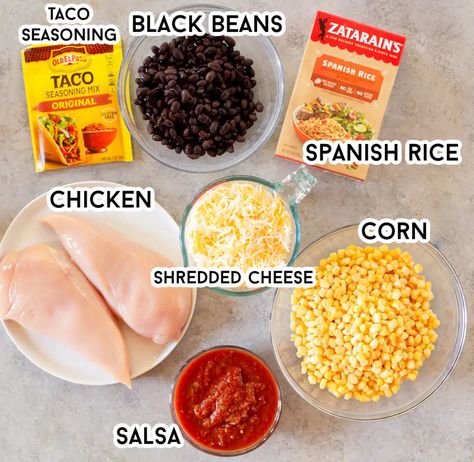 Chicken Taco Rice Casserole (Freezer Meal!) | Greens & Chocolate Freezer Chicken And Rice, Freezer Meal Chicken And Rice, Chicken And Rice Casserole Freezer Meal, Taco Bake Freezer Meal, Taco Casserole Freezer Meal, Chicken And Rice Freezer Meal, Chicken Taco Freezer Meal, Chicken Burrito Freezer Meal, Chicken Taco Rice