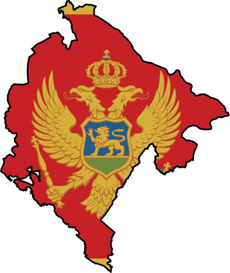 Montenegro Montenegro Tattoo, Montenegro Map, Montenegro Flag, Maps Aesthetic, Herceg Novi, World Thinking Day, Grunge Guys, Serbia And Montenegro, Flag Icon