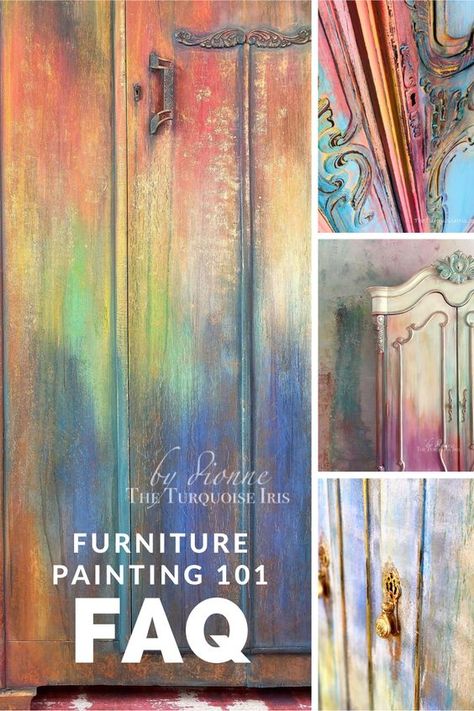 Diy Painted Furniture, How To Paint Furniture, Painting 101, Furniture Painting Techniques, Boho Furniture, Diy Furniture Renovation, Furniture Rehab, Furniture Painting, Furniture Renovation