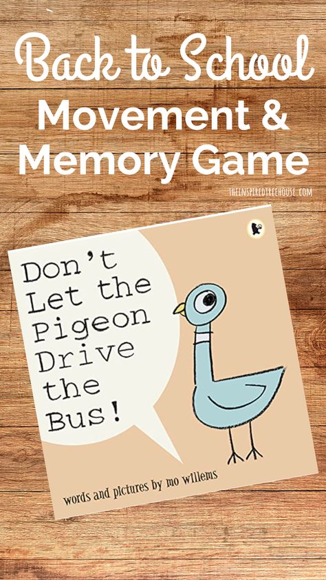 Dont Let Pigeon Drive The Bus Craft, Dont Let The Pigeon Drive The Bus Activity, Don’t Let The Pigeon Drive The Bus Activities, Pigeon Book Activities, Don't Let The Pigeon Drive The Bus Craft, Don't Let The Pigeon Drive The Bus, Creative Movement Activities, Mo Willems Activity, Pigeon Drive The Bus