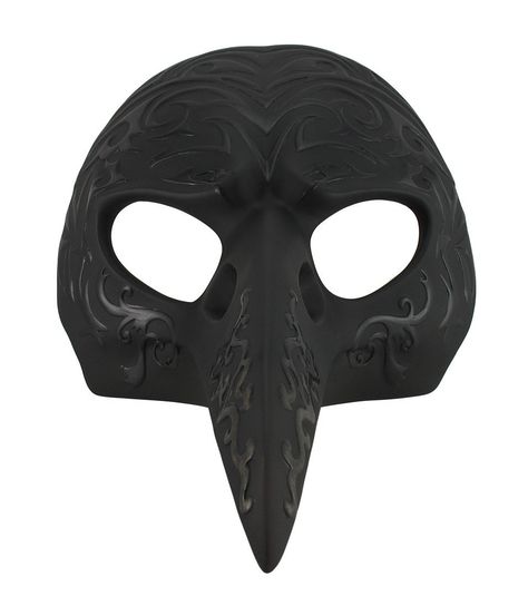 Amazon.com - Black Patterned Crow Beak Carnival Mask Wall Hanging - Crow Beak Mask, Crow Beak, Beak Mask, Raven Mask, Crow Mask, Carnival Mask, Mask Designs, Mask Wall, Green Earth