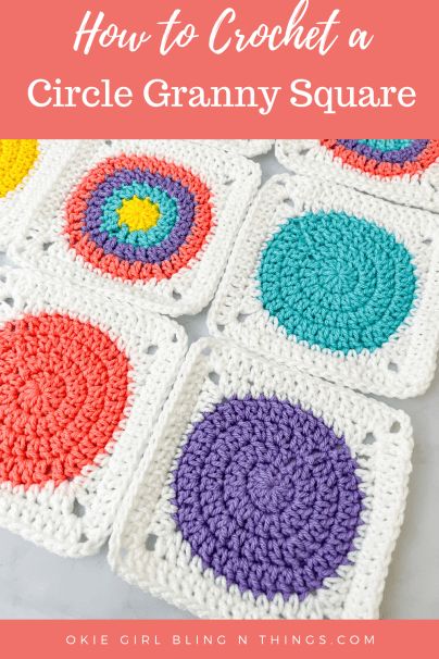 Granny Square Pattern Free, Granny Square Häkelanleitung, Crochet Circle, Granny Pattern, Crochet Throw Pattern, Granny Square Crochet Patterns Free, Crochet Granny Square Blanket, Crochet Circles, Crochet Afghans