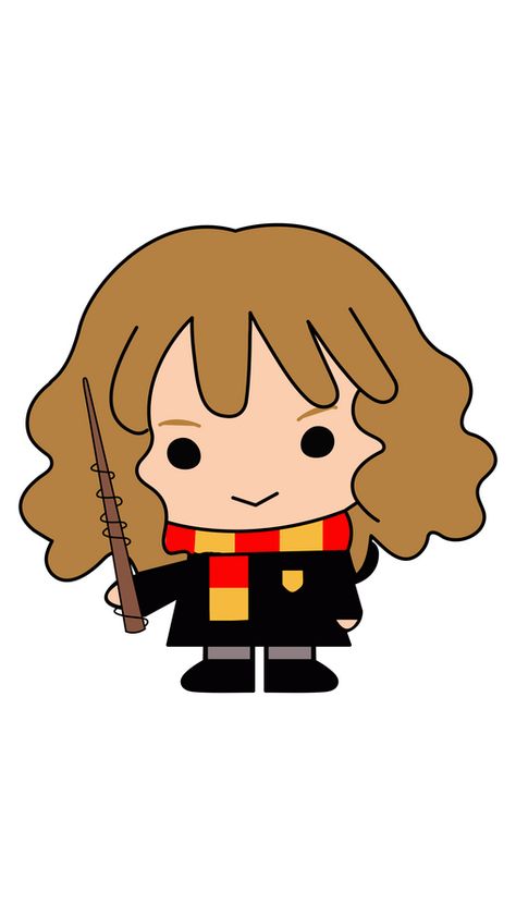 Do you remember this smartie in our fanart Harry Potter Germiona Magic Sticker? Hermione Granger is a witch and one of Harry's closest friends. She is skilled in magic and often uses her knowledge to... Harry Potter Personajes, Kawaii Harry Potter, Harry Potter Chibi Drawing, Harry Potter Dibujos, Harry Potter Desenho, Hermione Cartoon, Hari Poter, Drawing Hermione Granger, Harry Potter Characters Stickers