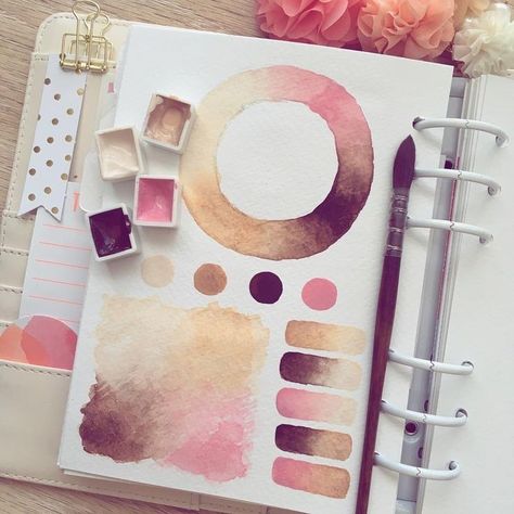 Watercolor Mixing, Watercolor Water, Coffee With Friends, Watercolor Journal, Watercolor Sketchbook, Watercolor Palette, Watercolor Artists, Watercolor Art Lessons, Arte Inspo