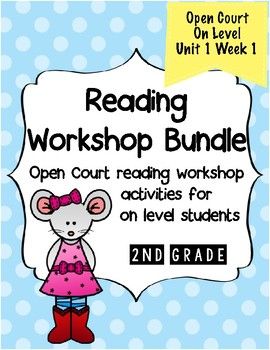 Open Court 2nd Grade, Open Court Reading Second Grade, Reading Second Grade, Open Court Reading, Reading Workshop, Teacher Store, Teachers Pay Teachers, Second Grade, 2nd Grade