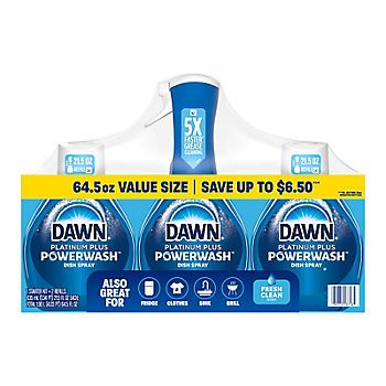 Dawn Powerwash Dish Spray removes 99% of grease and grime in half the time. Powerwash has 3 cleaning boosters not found in traditional dish soaps that remove food and grease 5X faster. And because it cleans so well, you can replace multiple cleaning products around your home for counters, stoves, grills, and stains on laundry. Powerwash delivers the power of an overnight soak in minutes. For everyday messes, just spray the suds on and wipe, no water needed until rinsing. For tougher messes, let the suds sit a few minutes before wiping. Save money and reduce waste by reusing your sprayer. Convenient refills available in a variety of scents.  Product Features:  * Removes 99% of grease and grime in half the time vs. Dawn Non-Concentrated * 5X FASTER* Grease Cleaning *vs. Dawn Non-concentrated Dawn Powerwash, Grease Cleaner, Cleaning Supplies List, Fresh Dishes, Fresh Kitchen, Candy Christmas, Reduce Waste, Cleaning Products, Grease