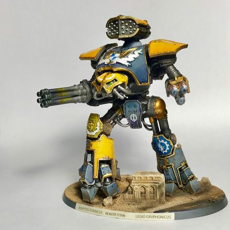 Legio Gryphonicus, 40k Titan, Legio Titanicus, Titans 40k, Adeptus Titanicus, Plant Zombie, Imperial Knight, Miniature Figures, Warhammer 40000