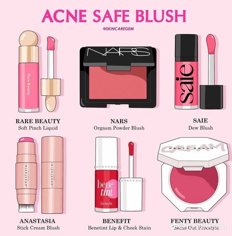 Makeup For Acne, Acne Safe Makeup, Safe Makeup, Acne Makeup, Makeup For Black Skin, Makeup Artist Tips, Makeup Help, Face Makeup Tips, Makeup Needs