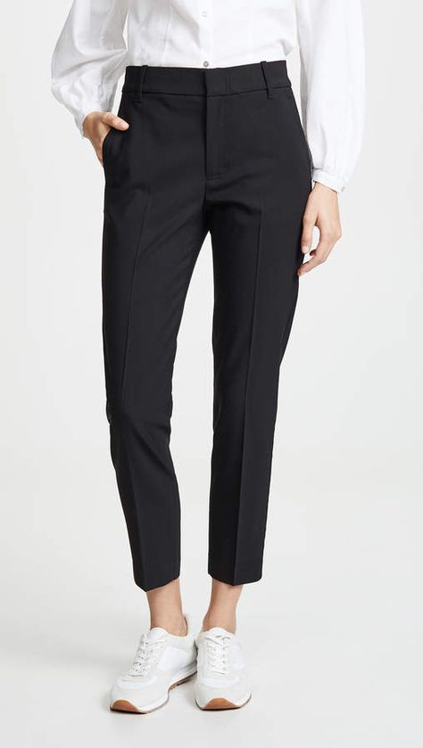 Pant Inspiration, Formal Pants Women, Uni Outfits, Formal Pants, Tapered Trousers, Workwear Fashion, Work Attire, Casual Style Outfits, Outfits Ideas