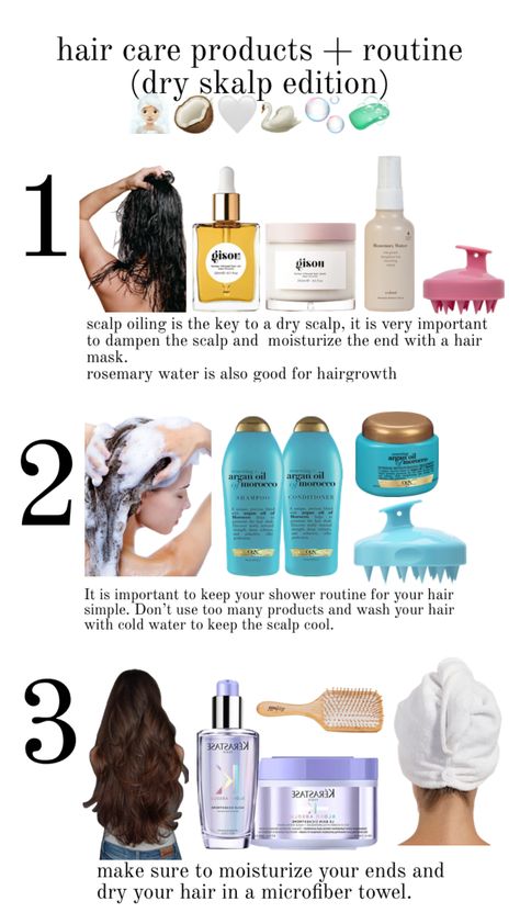 #healthy #healthyhair #scalpoiling #scalpoil Healthy Hair Routine, Curly Hair Care Routine, Lazy Hairstyles, Best Hair Care Products, Healthy Hair Care, Shower Skin Care, Glam Hair, Diy Hair Care, Hair Routine