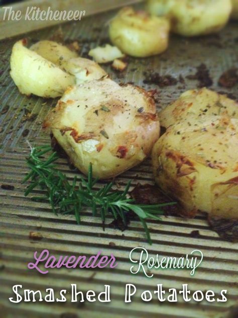 Lavender Chicken, Witch Recipes, Rosemary Recipes, Lavender And Rosemary, Rosemary Potatoes, Lavender Recipes, New Potatoes, Lavender Rosemary, Harvest Recipes