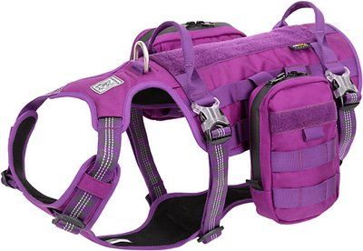 Tactical Harness, Tactical Dog Harness, Molle Bag, Military Dog, Tactical Training, Puppy Accessories, Military Backpack, Purple L, Military Dogs