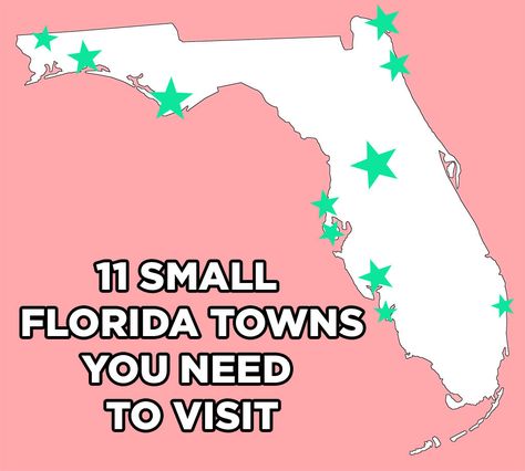 11 Stunning Florida Towns You Need To Visit Florida Adventures, Usa Roadtrip, Montezuma, Florida Living, Visit Florida, I Want To Travel, On The Road Again, Florida Vacation, Future Travel