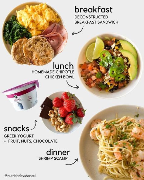 Shantel Taylor, B.S. in 🍋🥬🍉 on Instagram: "Hello 2023 😋 Here’s a little meal inspo for your new week, in your brand new year P.S. Swipe to see just a FEW SHEtrition wins that happened in 2022! Now is the LAST chance to join us in SHEtrition for $37/month! On January 18th our monthly membership fee will increase. I hope to see you inside! #easymealplanning #healthyrecipes #healthyfood #mealideas" Healthy Daily Meals, Greek Snacks, Meal Box, Healthy High Protein Meals, Resep Diet, Diet For Beginners, Easy Healthy Meal Prep, Healthy Menu, Ketogenic Diet For Beginners