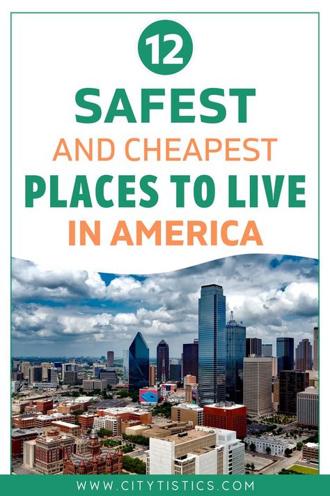 If you’re looking for a place to live that is affordable and safe, you’re in luck. We have compiled a list of the 10 safest and cheapest places to live in America. These towns and cities are perfect for families or anyone on a budget. So, without further ado, here are the 10 safest and cheapest places to live in America! Safest Places To Travel, Cheapest Places To Live, Beautiful Places To Live, Travel Ads, Places In America, Places To Live, Virtual Travel, States In America, Place To Live