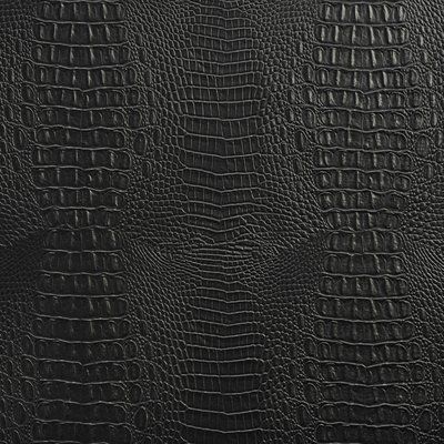 Wildon Home ® Alligator Vinyl Fabric Color: Charcoal Apartment Shopping, Chairs And Ottomans, Windsor Knot, Kovi Fabrics, Reptile Skin, Media Campaign, Patterned Vinyl, Vinyl Fabric, Ikat Fabric