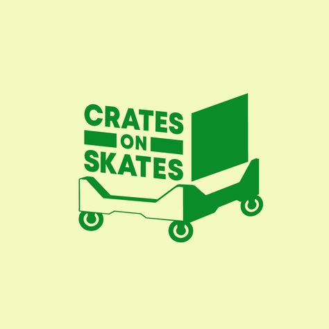 Moving Company Logo Rebrand for Austin Business "Crates on Skates" #austinlogodesign Moving Company Logo, Hustle Logo, Safety Logo, Hospital Room, Helping Hand, Moving Company, Helping Hands, Food Safety, Logo Ideas