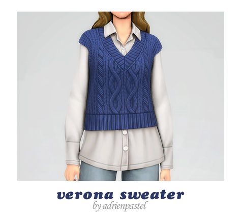 Sims 4 Adrienpastel, Sims4 Outfits, Sims Gallery, Sims 4 Cheats, Clothes Cc, Sims Clothes, The Sims 4 Pc, Cc Clothes, Cute Jumpers