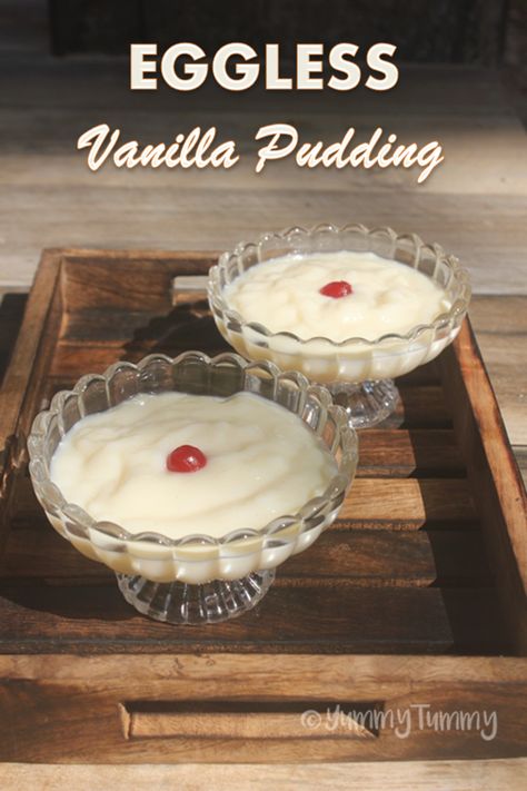 Eggless Pudding Recipe, Instant Pudding Recipes, Ginger Bars, Vanilla Pudding Recipe, Phirni Recipe, Vanilla Pudding Recipes, Sugar Free Vanilla Pudding, Homemade Vanilla Pudding, Navratri Recipes