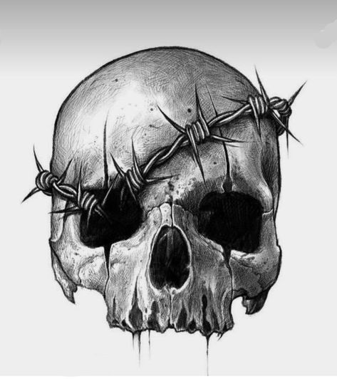 Black Skull Tattoo, Skull Art Tattoo, Skull Art Drawing, Creepy Tattoos, Sketch Books, Dark Art Tattoo, Skull Illustration, Skull Tattoo Design, Skeleton Art