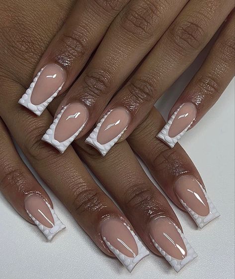 French Tip Fancy, Fancy Nails, Best Acrylic Nails, Acrylic Nails, Nails