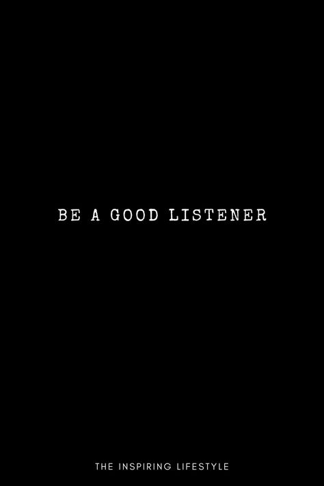 Be A Listener Quotes, Dog Captions For Insta, Be A Good Listener, Listening Quotes, Kids Lunch Box Notes, Fun Kid Lunch, A Good Listener, Direction Quotes, Vision Board Photos