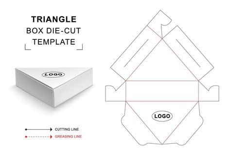 Paper Box Diy, Paper Box Template, Box Template, Paper Box, Box Packaging, Diy Paper, Vector Art, Origami, Vector Free