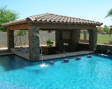 Pool Bar Ideas, Water Bar, Deck Piscina, Building A Swimming Pool, Swim Up Bar, Luxury Pools, Dream Pools, Backyard Pool Designs, Swimming Pools Backyard