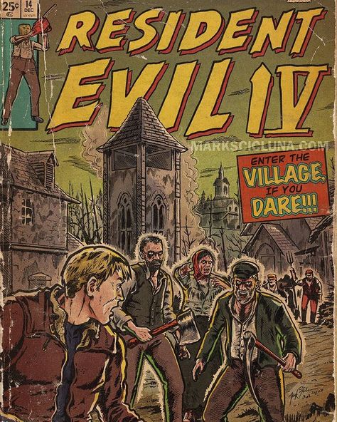 @residentevil_fan_since1999 no Instagram: “Resident Evil 4 - Poster by @mark.scicluna #residentevil #residentevil4 #biohazard #biohazard4 #rebhfun #leonscottkennedy #leonskennedy…” Tyrant Resident Evil, Poster Grafico, Resident Evil 4, Resident Evil Game, Comic Cover, Horror Posters, Art Comic, Arte Inspo, Horror Comics