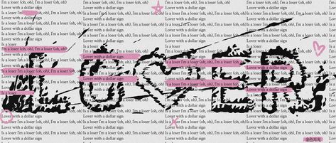 Txt Lyrics Wallpaper Aesthetic, Pink Twitter, Aesthetic Header, Txt Aesthetic, Desktop Wallpaper Organizer, I'm A Loser, Pop Posters, Twitter Banner, Kpop Posters