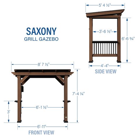 Smoker Designs, Cooking Utensil Organization, Cooking Station, Bbq Gazebo, Contemporary Color Schemes, Outdoor Cooking Spaces, Wood Grill, Grill Gazebo, Steel Roof