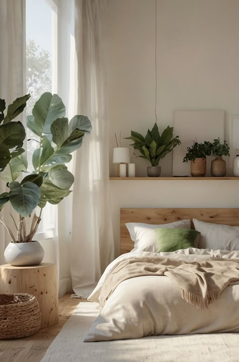 White Scandi Bedroom, Scandinavian Bedroom Furniture, Scandinavian Bedroom Minimalist, Scandinavian Room Decor, Cozy Scandinavian Bedroom, Warm Bedroom Colors, Spare Room Design, Stylish Living Room Ideas, Scandi Bedroom